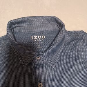 IZOD Men's Blue Golf Shirt